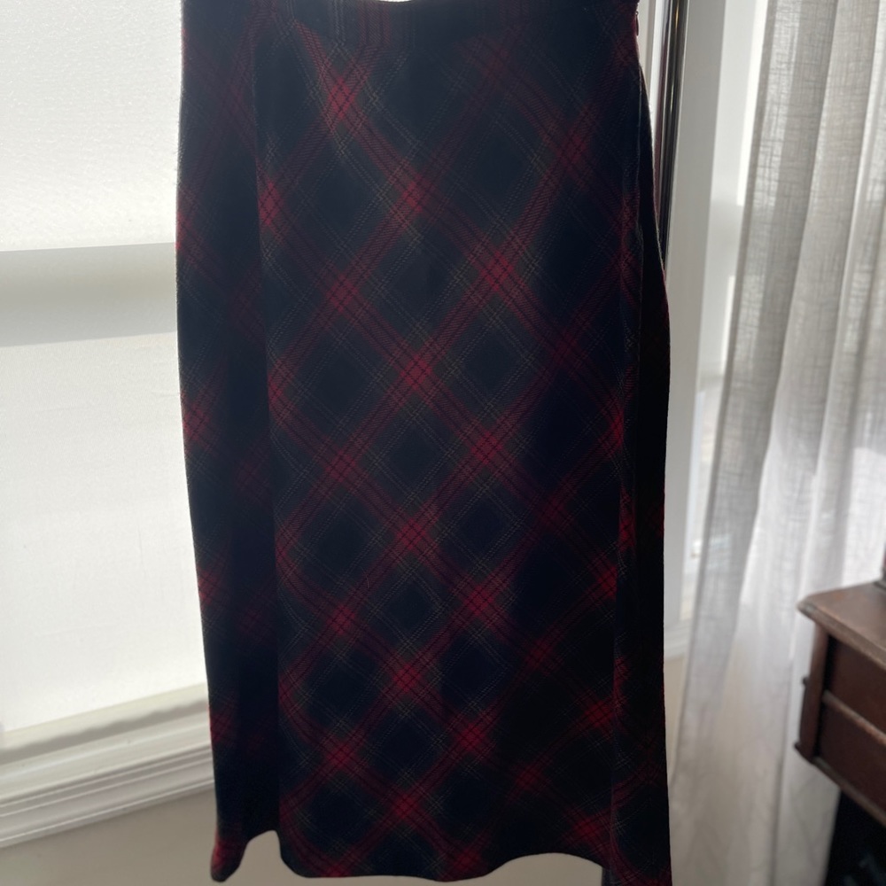 VTG Plaid Midi skirt s 12